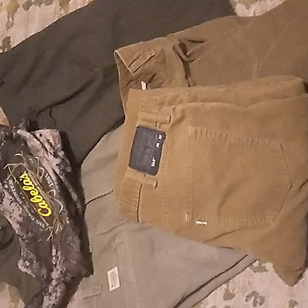 Levi Corduroy Tan Pants 514 EUC 38 X 32 VINTAGE